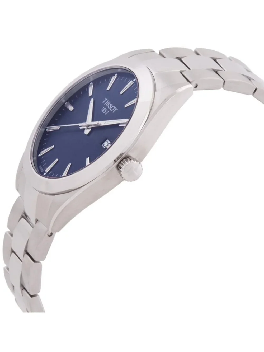 NWT Tissot Gentleman Quartz Blue Dial Men's Watch